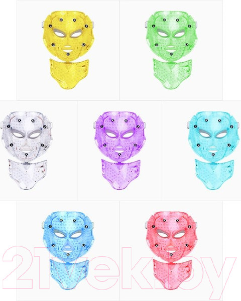 Изображение товара Светодиодная маска для омоложения кожи лица Gezatone m1090 / 1301247