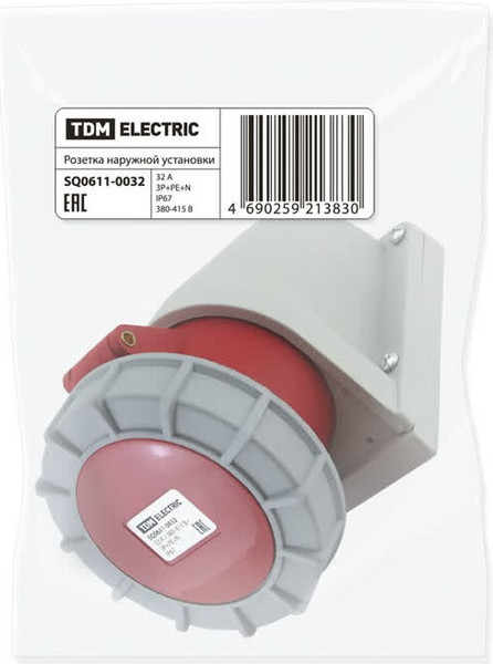 Изображение товара Розетка силовая TDM SQ0611-0032