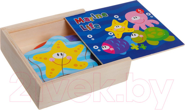 Изображение товара Развивающий игровой набор Bondibon Морские обитатели / ВВ1094