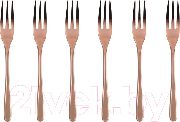 Изображение товара Набор десертных вилок Sambonet Taste Copper 18/10 PVD / 52553CA5 (6пр)