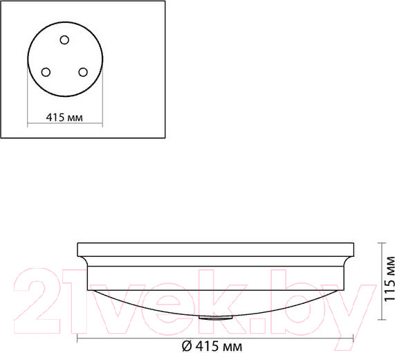 Изображение товара Потолочный светильник Odeon Light Light Marsei 4824/4C