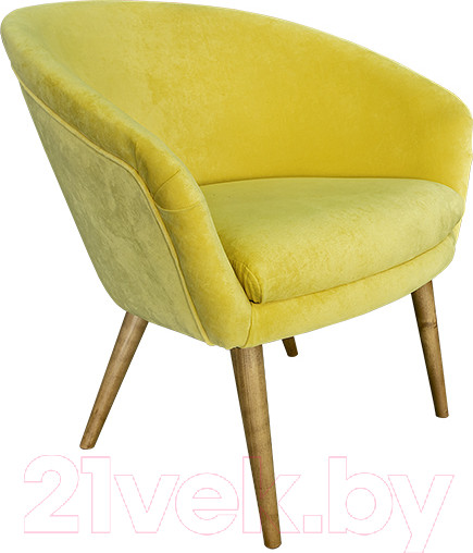 Изображение товара Кресло мягкое Lama мебель Тиана (Ultra Mustuard)