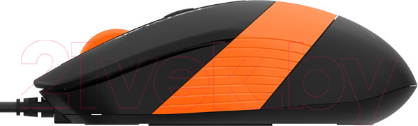 Изображение товара Комплект клавиатура и мышь A4Tech Fstyler F1010 (черный/оранжевый)