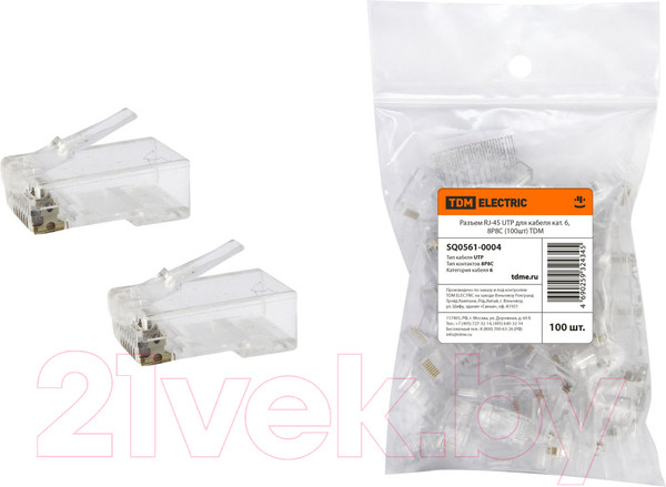 Изображение товара Коннектор TDM SQ0561-0004 (100шт)