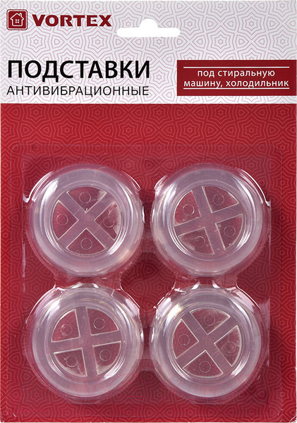 Изображение товара Комплект антивибрационных подставок VORTEX 26010