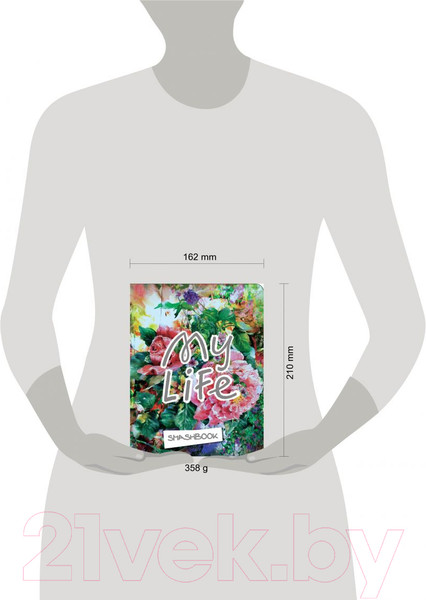 Изображение товара Творческий блокнот Эксмо My life (c наклейками)