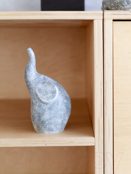 Изображение товара Статуэтка Нашы майстры Слоник / 6010 (серый)