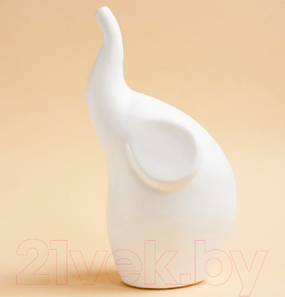 Изображение товара Статуэтка Нашы майстры Слоник / 6010 (белый)