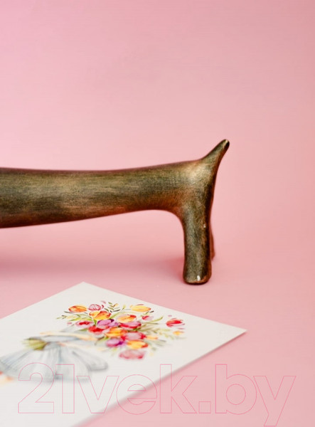 Изображение товара Статуэтка Нашы майстры Такса / 3046 (бронза)