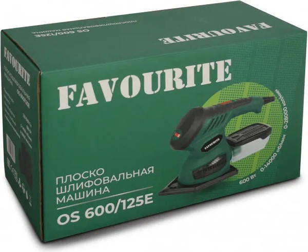 Изображение товара Вибрационная шлифовальная машина Favourite OS 600/125E
