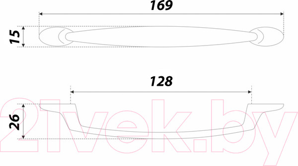 Изображение товара Ручка для мебели Boyard Maestro RS448BSN.4/128