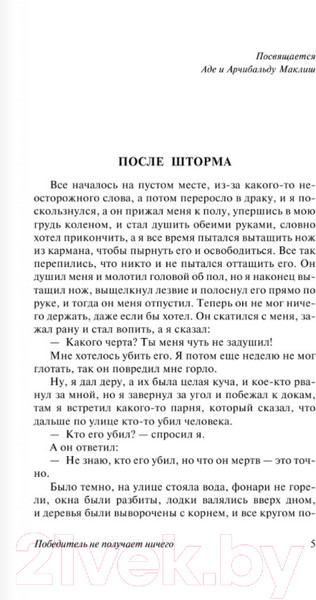 Изображение товара Художественная книга АСТ Победитель не получает ничего (Хемингуэй Э.)