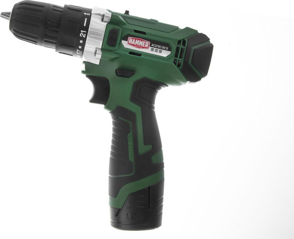 Изображение товара Аккумуляторная дрель-шуруповерт Hammer Flex ACD12/2CS (630797)
