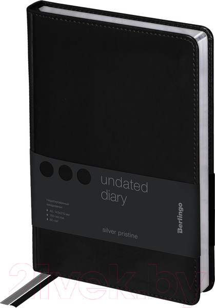 Изображение товара Ежедневник Berlingo Silver Pristine UD0 82501 (160л, черный)
