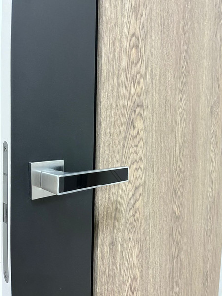 Изображение товара Ручка дверная Morelli Diy MH-48-S6 SC/BL