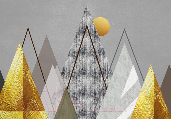 Изображение товара Фотообои листовые Citydecor Горы Абстракция (200x140)