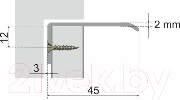 Изображение товара Ручка для мебели Boyard Dante RT006CP.1/128
