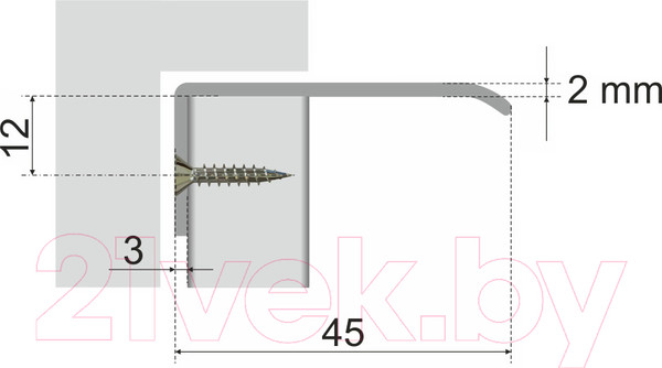 Изображение товара Ручка для мебели Boyard Dante RT006CP.1/96