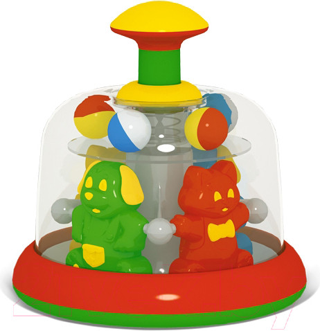 Изображение товара Развивающая игрушка Stellar Юла-карусель. Цирк / 01389