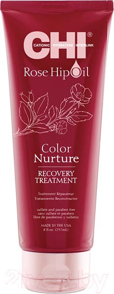 Изображение товара Маска для волос CHI Rose Hip Oil Recovery Treatment для окрашенных волос (237мл)
