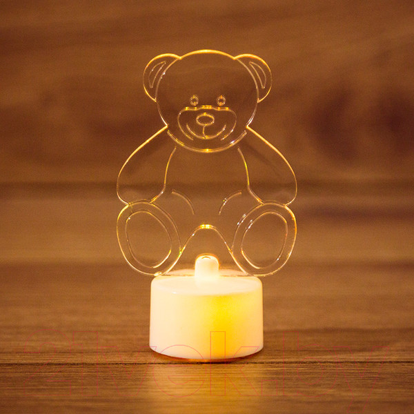 Изображение товара Световая фигурка Neon-Night Мишка 2D 501-047