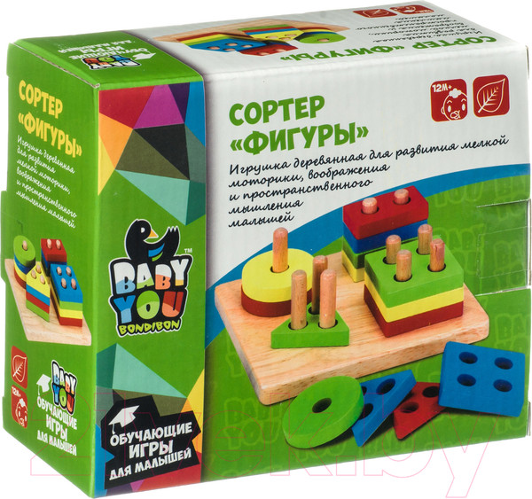 Изображение товара Сортер Bondibon Сортер Фигуры / ВВ4192