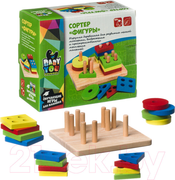 Изображение товара Сортер Bondibon Сортер Фигуры / ВВ4192