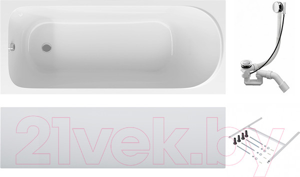 Изображение товара Ванна акриловая AM.PM Sense 150x70 / W75A-150-070W-KL