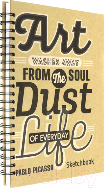 Изображение товара Скетчбук Попурри Цитата Пикассо / 4810764004383
