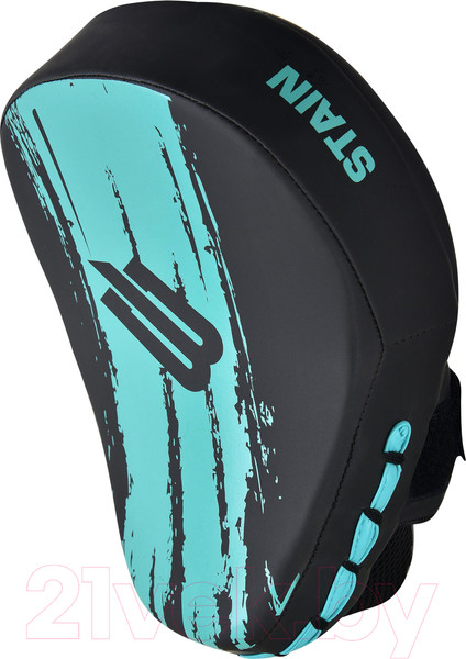 Изображение товара Боксерские лапы BoyBo Stain / Флекс (черный/голубой)