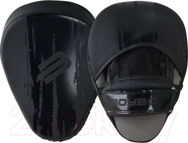 Изображение товара Боксерские лапы BoyBo Stain / Флекс (черный)