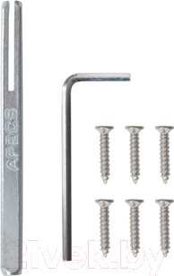 Изображение товара Фиксатор дверной защелки Apecs Megapolis WC-0803-GRF