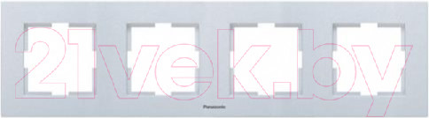 Изображение товара Рамка для выключателей и розеток Panasonic Karre Plus WKTF08042SL-BY