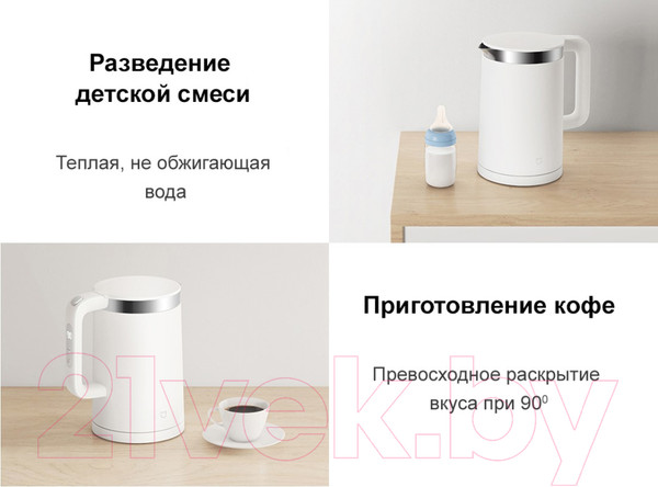 Изображение товара Электрочайник Xiaomi Mi Smart Kettle Pro BHR4198GL / MJHWSH02YM