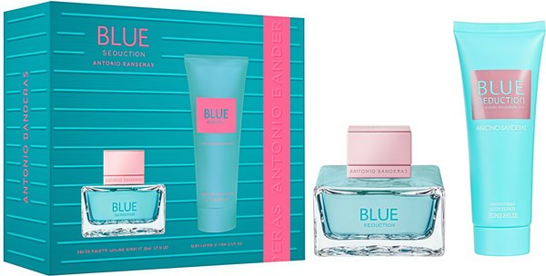Изображение товара Парфюмерный набор Antonio Banderas Blue Seduction туалетная вода+лосьон для тела (50мл+50мл)