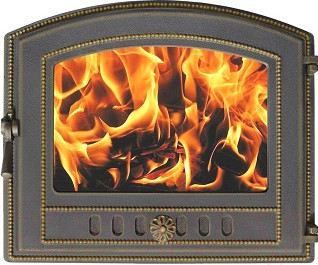 Изображение товара Дверца печная Везувий 224 (бронзовый)