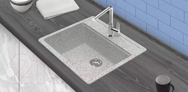 Изображение товара Мойка кухонная Berge BR-5750 (серый)