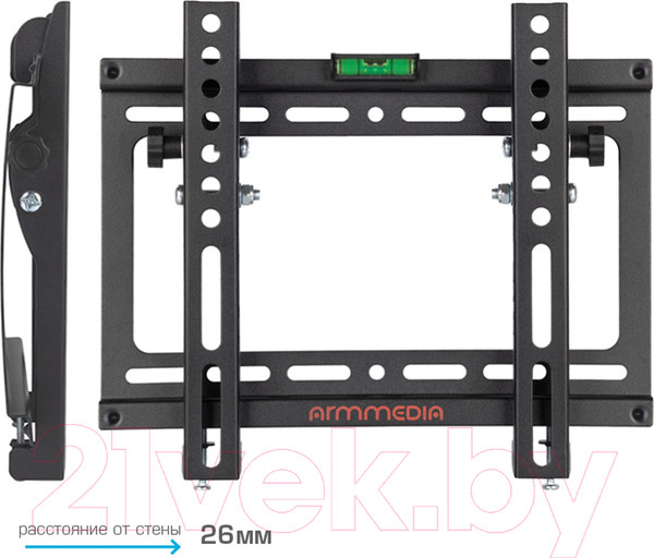 Изображение товара Кронштейн для телевизора ARM Media Steel-6 (черный)