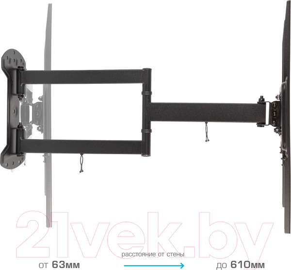 Изображение товара Кронштейн для телевизора ARM Media LCD-415 (черный)