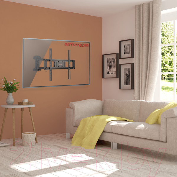 Изображение товара Кронштейн для телевизора ARM Media LCD-415 (черный)