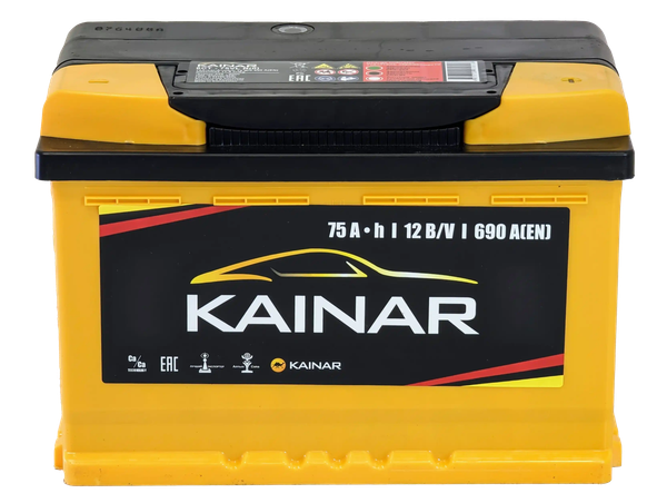 Изображение товара Автомобильный аккумулятор Kainar R+ / 075 11 20 02 0121 10 11 0 L (75 А/ч)