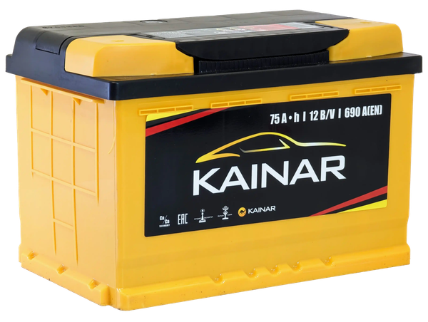 Изображение товара Автомобильный аккумулятор Kainar R+ / 075 11 20 02 0121 10 11 0 L (75 А/ч)