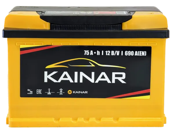 Изображение товара Автомобильный аккумулятор Kainar R+ / 075 11 20 02 0121 10 11 0 L (75 А/ч)