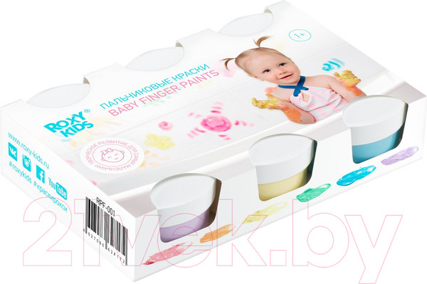 Изображение товара Пальчиковые краски Roxy-Kids RPF-001