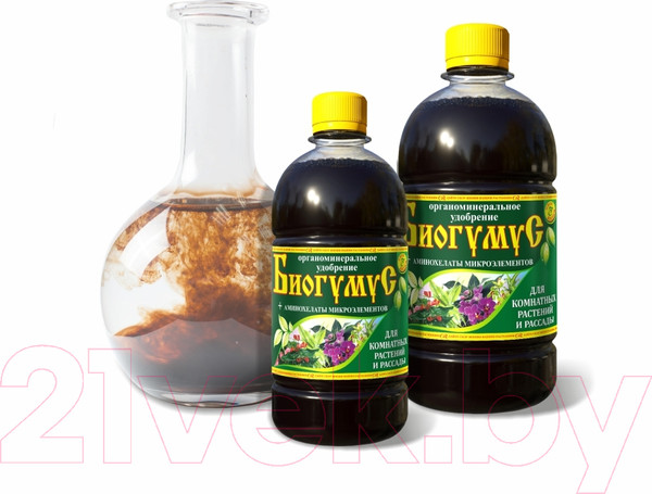Изображение товара Удобрение Сила Жизни Биогумус для комнатных растений и рассады (500мл)