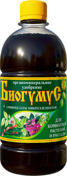 Изображение товара Удобрение Сила Жизни Биогумус для комнатных растений и рассады (500мл)