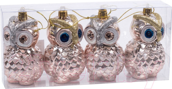 Изображение товара Набор ёлочных игрушек Белбогемия 27161360 / 96418 (4шт)