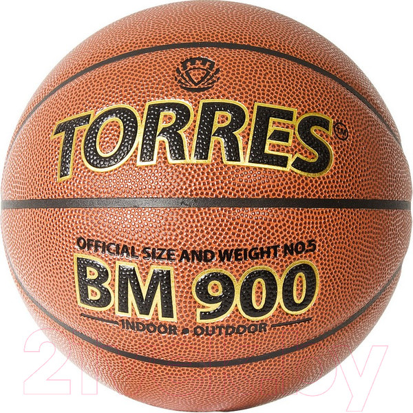 Изображение товара Баскетбольный мяч Torres BM900 / B32035 (размер 5)