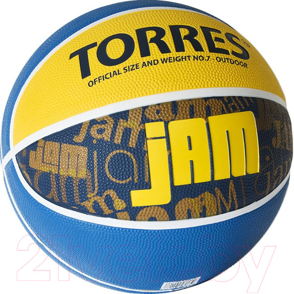 Изображение товара Баскетбольный мяч Torres Jam B02047 (размер 7)