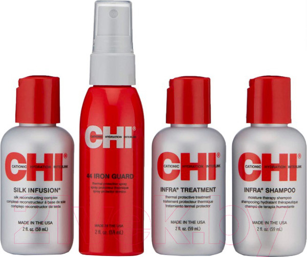 Изображение товара Набор косметики для волос CHI Infra The Essentials Travel Kit (4x59мл)